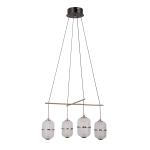Lampa wisząca Alani PND-34375-4-BK Italux