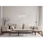 Lampa wisząca Alani PND-34375-4-BK Italux - zdjęcie 6