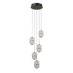 Lampa wisząca Alani PND-34375-5-BK Italux