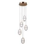 Lampa wisząca Alani PND-34375-5-HBR Italux