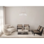 Lampa wisząca Alani PND-34375-6-BK Italux - zdjęcie 5