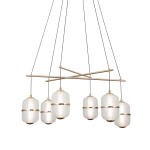 Lampa wisząca Alani PND-34375-6-BK Italux