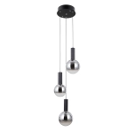 Lampa wisząca Strela PND-34378-3S-BK Italux