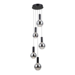 Lampa wisząca Strela PND-34378-5S-BK Italux