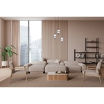 Lampa wisząca Fuente PND-34395-3-BK Italux - zdjęcie 5