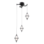Lampa wisząca Fuente PND-34395-3-BK Italux