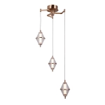 Lampa wisząca Fuente PND-34395-3-HBR Italux