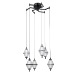 Lampa wisząca Fuente PND-34395-6-BK Italux