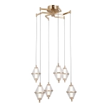 Lampa wisząca Fuente PND-34395-6-HBR Italux