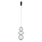 Lampa wisząca Rabel PND-344221-3V-BK Italux