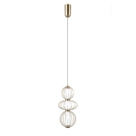 Lampa wisząca Rabel PND-344221-3V-HBR Italux