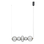 Lampa wisząca Rabel PND-344221-5-BK Italux