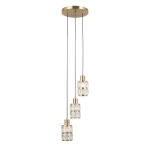 Lampa wisząca Alma PND-40668-3-HBR Italux