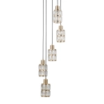 Lampa wisząca Alma PND-40668-5-HBR Italux