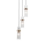 Lampa wisząca Taraso PND-40760-3-BK-HBR Italux