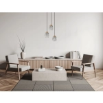 Lampa wisząca Torno PND-40813-3R-HBR Italux - zdjęcie 3