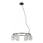 Lampa wisząca Simona PND-40814-6-BK-HBR Italux