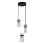 Lampa wisząca Merto PND-40930-3A-BK Italux