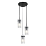 Lampa wisząca Merto PND-40930-3A-BK Italux