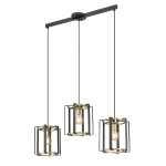 kinkiecik.pl Lampa wisząca Primero PND-44003-3-BK-GD ITALUX