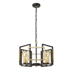 kinkiecik.pl Lampa wisząca Primero PND-44003-4-BK-GD ITALUX