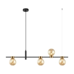 Bletter Lampa wisząca PND-5225-4-BK-AMB ITALUX - zdjęcie produktu