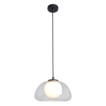 Lampa wisząca Ainale PND-54637-1-BK-CL ITALUX