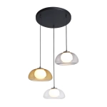 Lampa wisząca Ainale PND-54637-3-BK-SG ITALUX