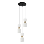 Lampa wisząca Monza PND-57602-3-BK+BRO Italux