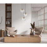 Lampa wisząca Sarpo PND-58867-3S-BK-BRO Italux - zdjęcie 3
