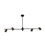 Lampa wisząca Elice PND-58892-4-BK-BRO Italux