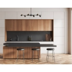 Lampa wisząca Elice PND-58892-6-BK-BRO Italux - zdjęcie 3