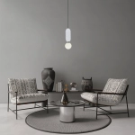 Lampa wisząca Lorenzo PND-59815-1-LGR Italux - zdjęcie 3