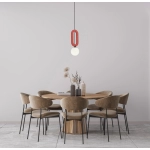 Lampa wisząca Masso PND-59839-1-RED Italux - zdjęcie 3