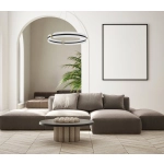 Lampa wisząca Faris PND-62738-53W-3K-BK-GD Italux