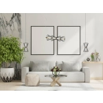 Lampa wisząca Sanke PND-63849-2-BK Italux