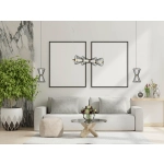 Lampa wisząca Sanke PND-63849-4-BK Italux