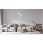 Lampa wisząca Corado PND-81418-3-BK-GD Italux - zdjęcie 3