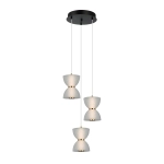 Lampa wisząca Tica PND-83949-3-BK Italux