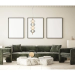 Lampa wisząca Testa PND-84938-4V-BK Italux