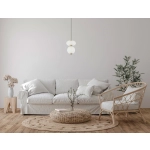 Lampa wisząca Nico PND-8545-2-AB-WH Italux - zdjęcie 3
