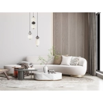 Lampa wisząca Balos PND-94921-4R-BK Italux - zdjęcie 2
