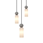 Lampa wisząca Santos PND-95331-3-BK ITALUX