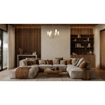 Lampa wisząca Santos PND-95331-6-BRSS Italux - zdjęcie 3
