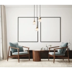 Konila Lampa wisząca PND-99709-3A-BRO-CL Italux - zdjęcie 2