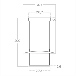Lampa wisząca PORTOFINO 42 23W/3000K AZ5636 AZZARDO