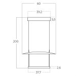 Lampa wisząca PORTOFINO 60 29W/3000K AZ5637 AZZARDO