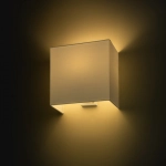 LOPE W 25/14 ścienna Polycotton biała/białe PCV 230V LED E27 15W R11504 Rendl light studio
