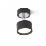 PIXIE regulowana czarna chrom 230V LED GX53 7W R11773 Rendl light studio
