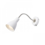 KAYA ścienna biała nikiel mat 230V LED E27 15W R12898 Rendl light studio